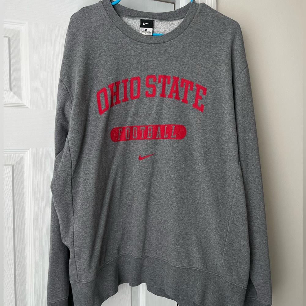vintage ohio state football university crew neck